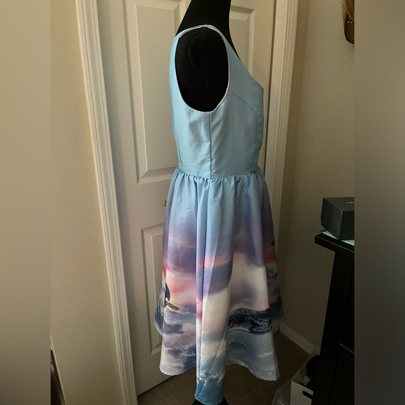 NWOT Her Universe XL runs small Star Wars Bespin Dress blue ombré juniors - Picture 3 of 16